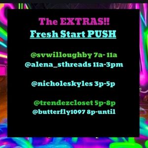 The EXTRA'S Share Show Marathon! Butterfly Station Boards 8 PM EST